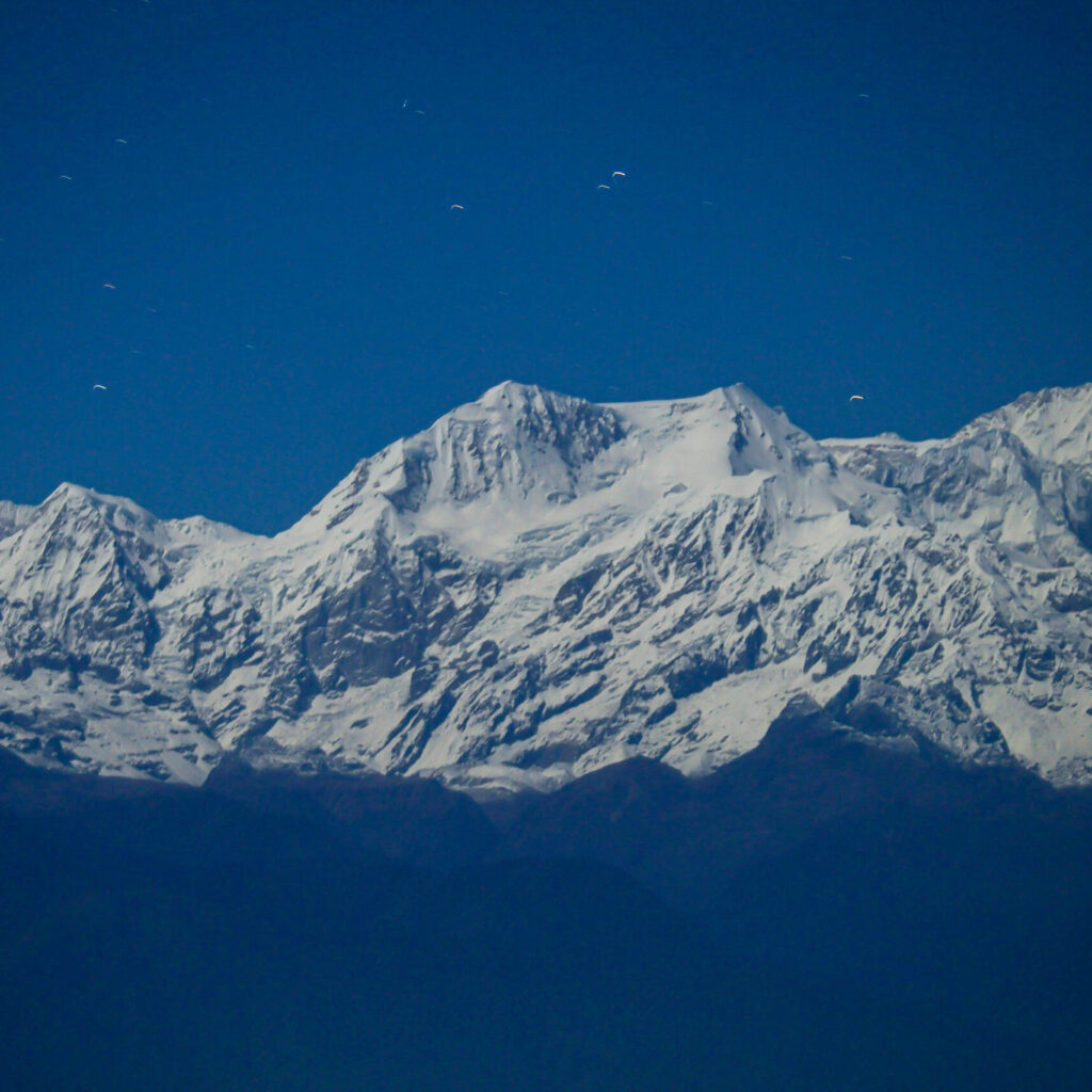 Beauty of Kanchanjunga in moon light / Photo : Sudip Chanda