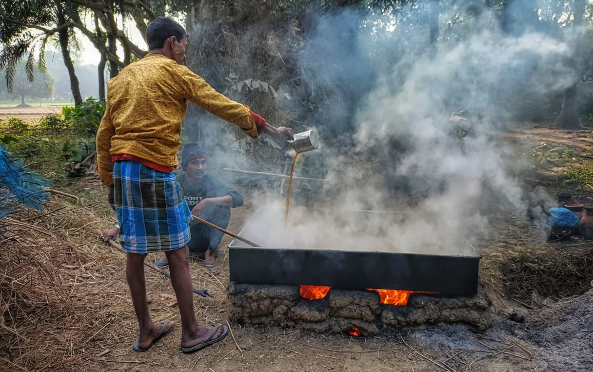Process Of Jaggery / Photo : Rajarshi Ganguly