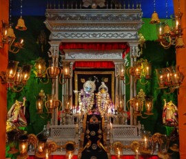 Santipur Radiates Divine Glow as Historic Rash Yatra Begins/ Photo: Rajarshi Ganguly