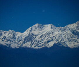 Beauty of Kanchanjunga in moon light / Photo : Sudip Chanda